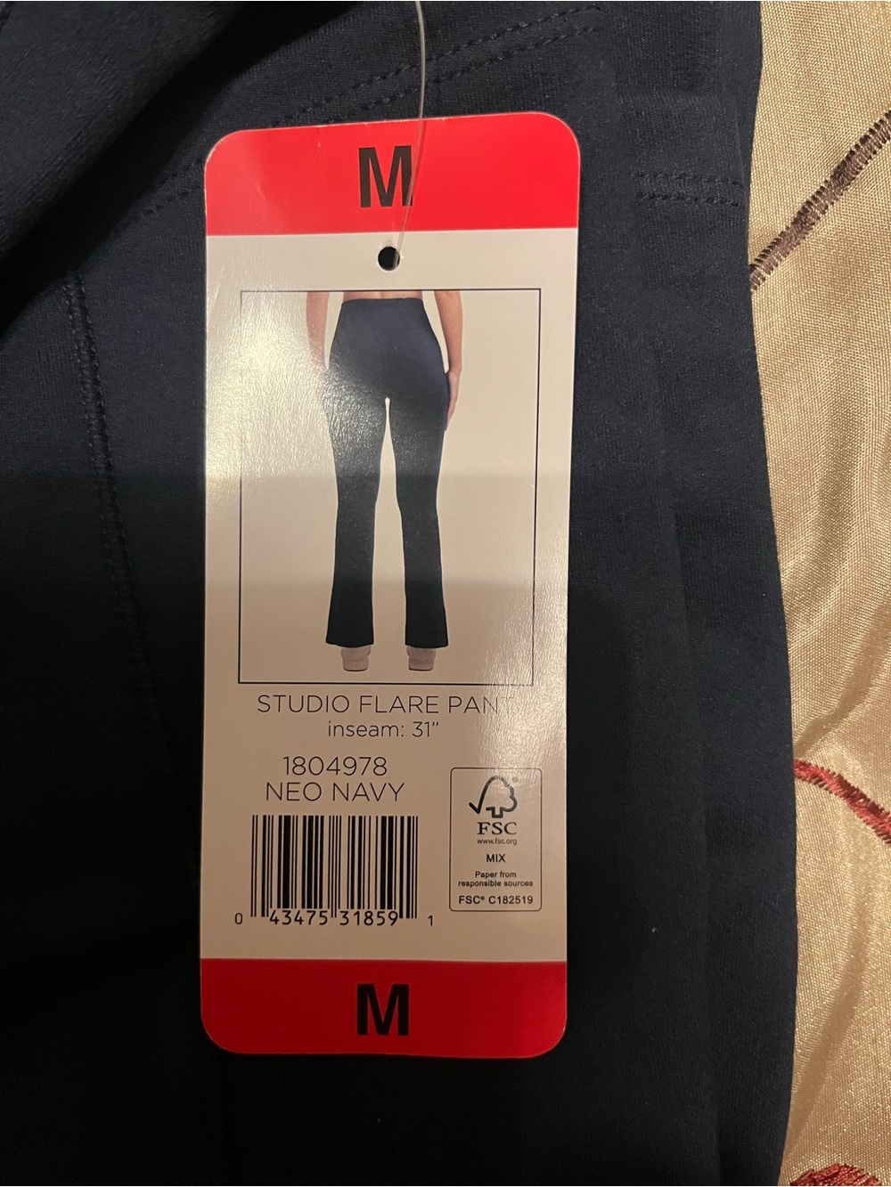 Jockey Neo Navy Studio Flare Pant - Navy